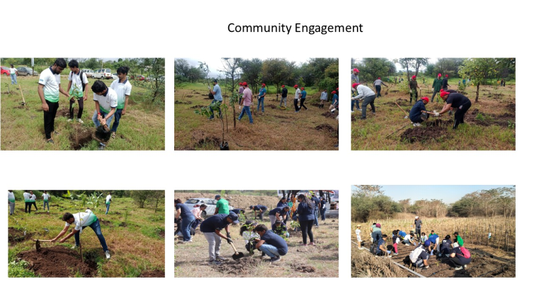 Community Engagement and Plantation Drives